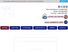 Tablet Screenshot of ckwr.com